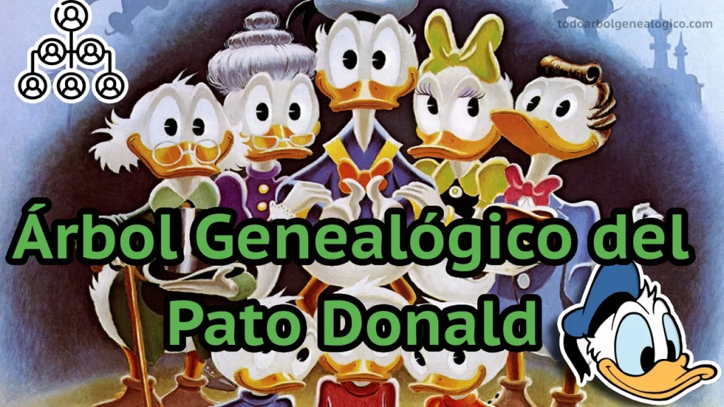El árbol genealógico del Pato Donald completo