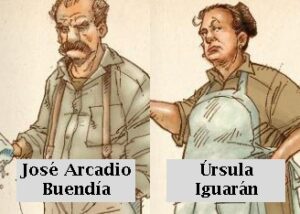 José Arcadio Buendía y Úrsula Iguarán
